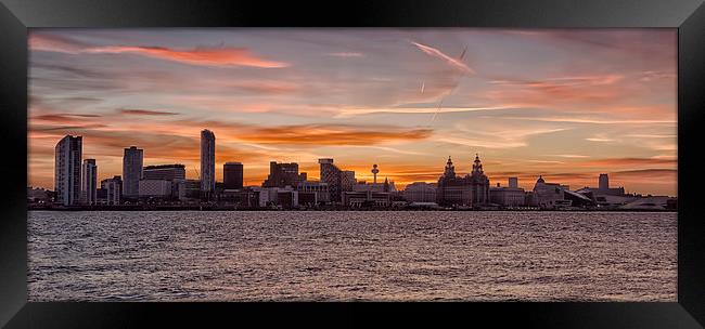  Liverpool Waterfront Framed Print by Jed Pearson
