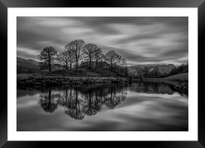 Elterwater Reflections Framed Mounted Print by Jed Pearson