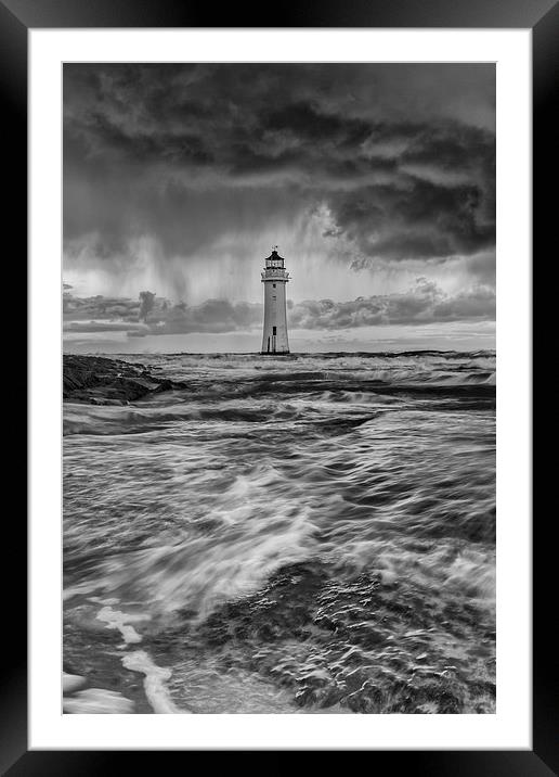  Tempestuous Framed Mounted Print by Jed Pearson