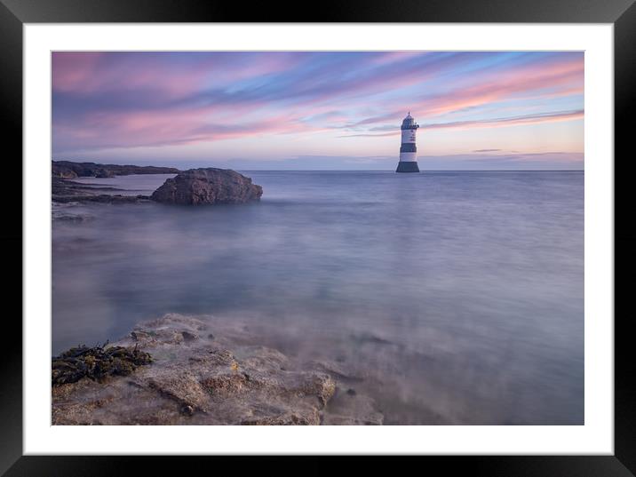 Penmon Point Framed Mounted Print by Jed Pearson