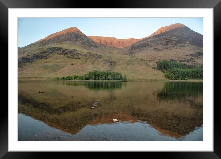 Buttermere Highlights Framed Mounted Print by Jed Pearson