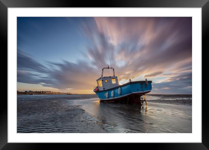 Sailing into sunset Framed Mounted Print by Jed Pearson