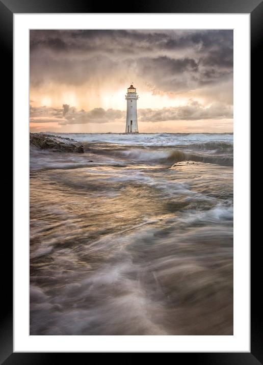 Stormy Skies Framed Mounted Print by Jed Pearson