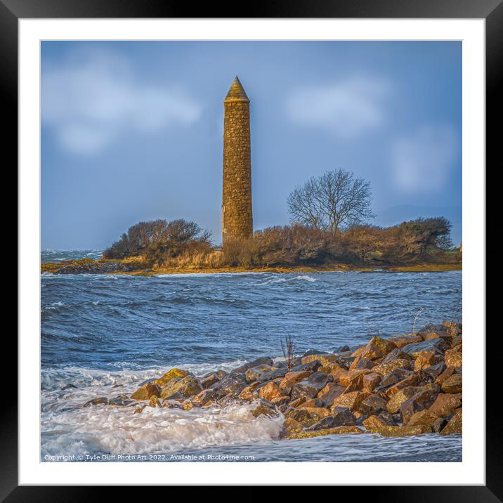 The Pencil At Largs On the Clyde Framed Mounted Print by Tylie Duff Photo Art