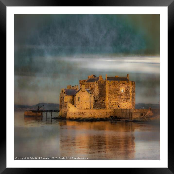 Majestic Blackness Castle on the Firth of Forth Framed Mounted Print by Tylie Duff Photo Art