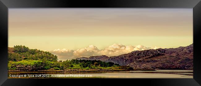Loch Shieldaig  in The Scottish Highlands Framed Print by Tylie Duff Photo Art