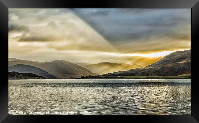 Loch Broom After The Storm Framed Print by Tylie Duff Photo Art