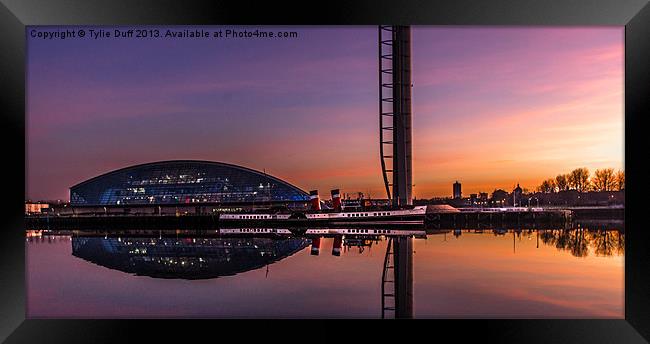 PS Waverley at the Glasgow Science Centre Framed Print by Tylie Duff Photo Art