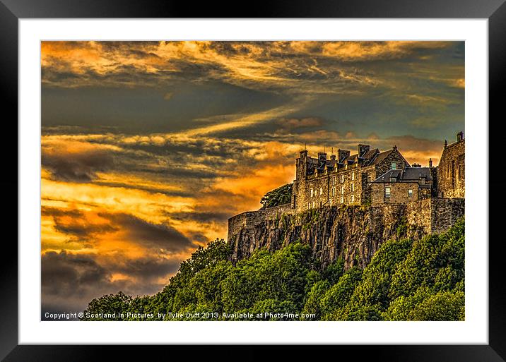 Stirling Castle Scotland Framed Mounted Print by Tylie Duff Photo Art