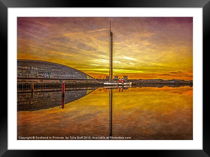 PS The Waverley at Sunset Framed Mounted Print by Tylie Duff Photo Art