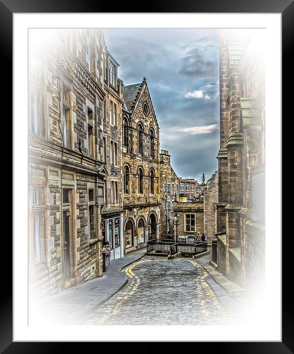 Upper Bow from Royal Mile Framed Mounted Print by Tylie Duff Photo Art