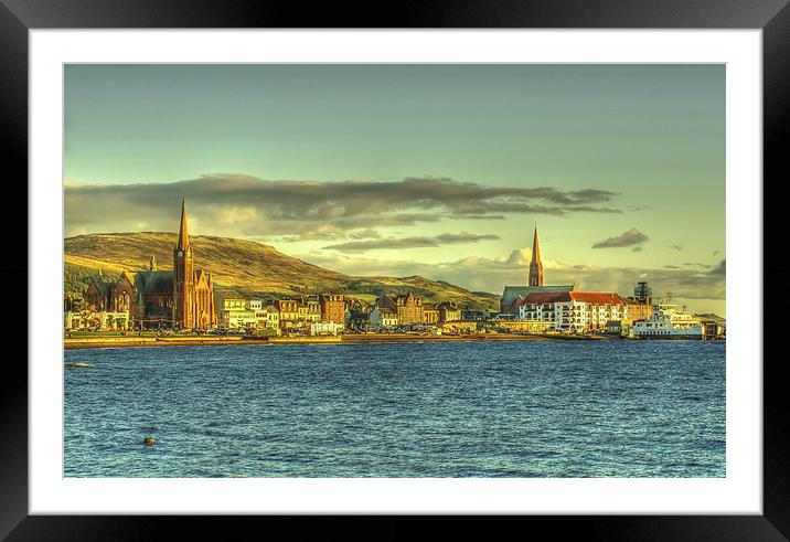 Largs on Firth of Clyde Framed Mounted Print by Tylie Duff Photo Art