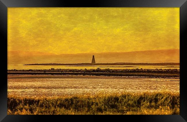 Sunset over Horse Island Ardrossan Framed Print by Tylie Duff Photo Art
