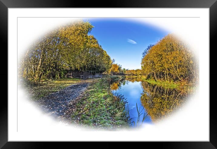 Forth & Clyde Canal Glasgow Framed Mounted Print by Tylie Duff Photo Art
