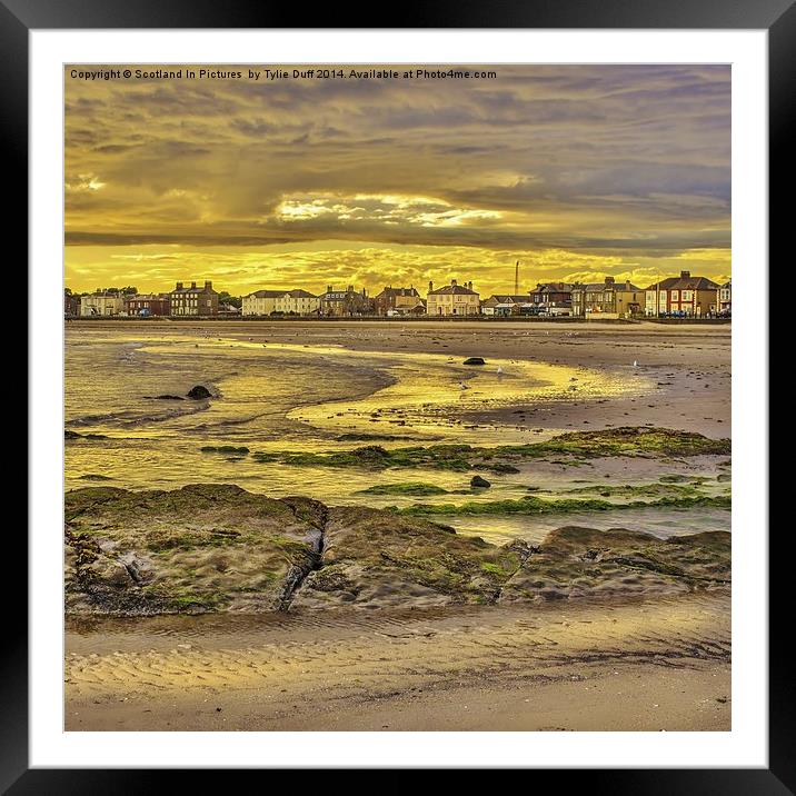 Ardrossan Sunset Framed Mounted Print by Tylie Duff Photo Art