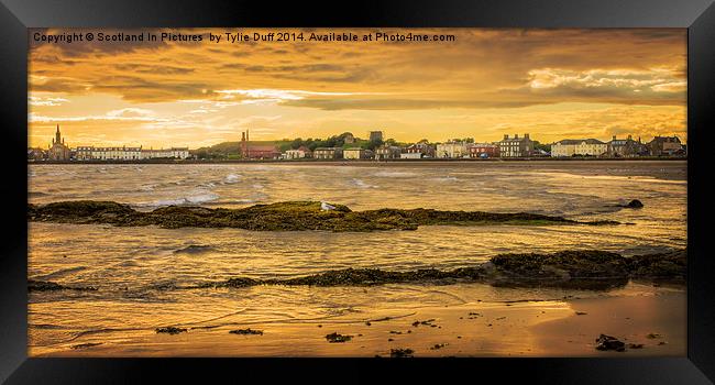 South Beach Ardrossan Framed Print by Tylie Duff Photo Art