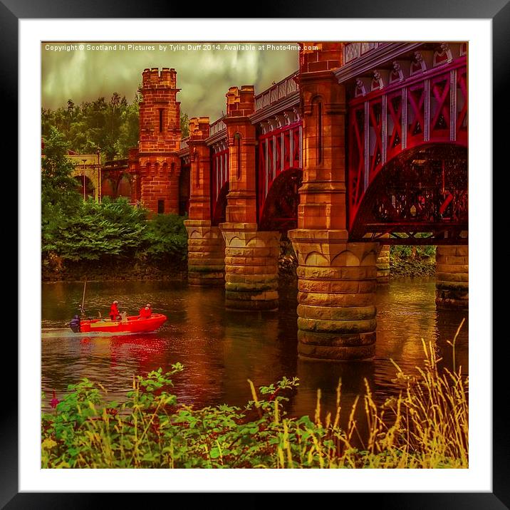  City Union Railway Bridge in Glasgow (2) Framed Mounted Print by Tylie Duff Photo Art