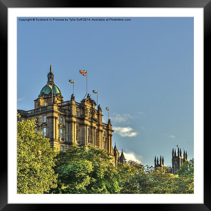  Museum on the Mound Edinburgh Framed Mounted Print by Tylie Duff Photo Art
