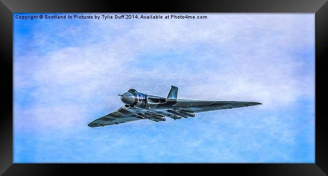   Avro Vulcan XH558 Framed Print by Tylie Duff Photo Art