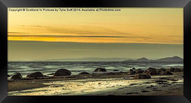  From Seamill over the Clyde Framed Print by Tylie Duff Photo Art