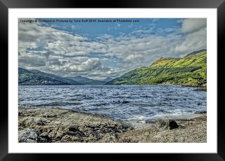  Loch Lomond Vista Framed Mounted Print by Tylie Duff Photo Art