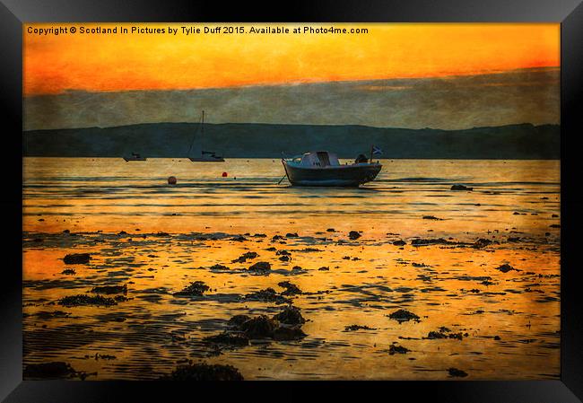  Waiting For Tide To  Framed Print by Tylie Duff Photo Art