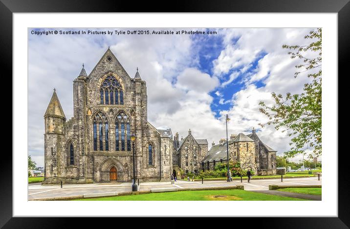  Paisley Abbey Renfrewshire Framed Mounted Print by Tylie Duff Photo Art