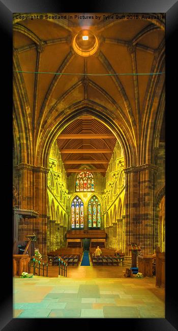  Inside Paisley Abbey Framed Print by Tylie Duff Photo Art