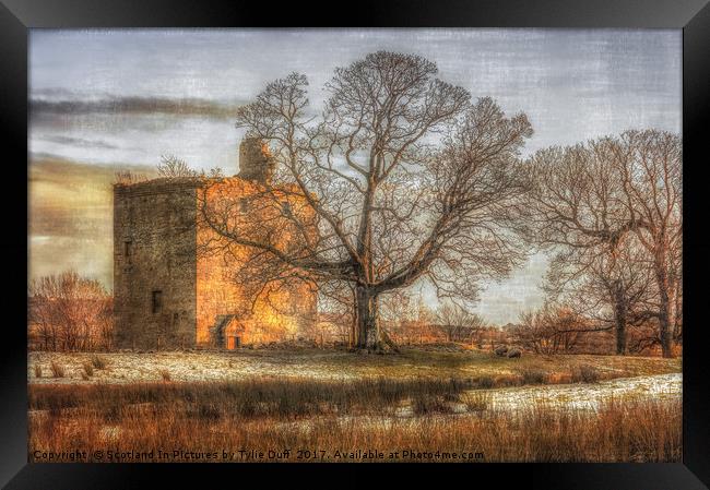 Barr's Castle Lochwinnoch Framed Print by Tylie Duff Photo Art
