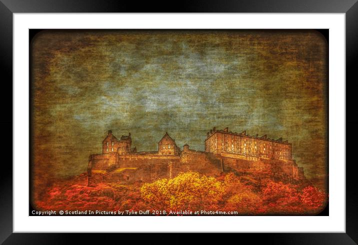 The Ramparts of Edinburgh Castle Framed Mounted Print by Tylie Duff Photo Art
