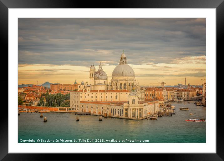 La Salute Grand Canal Venice Framed Mounted Print by Tylie Duff Photo Art