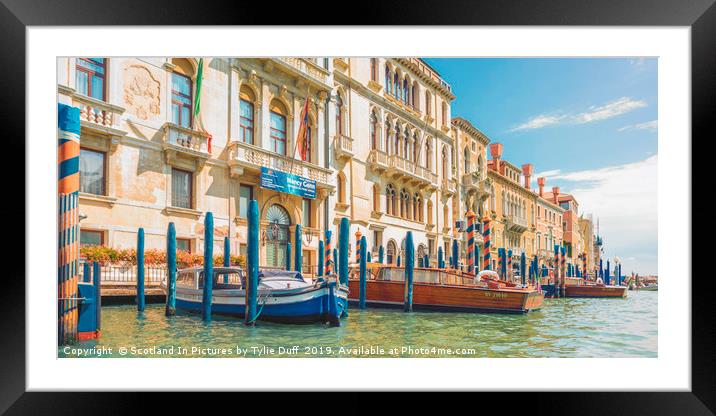 Grand Canal Venice Framed Mounted Print by Tylie Duff Photo Art