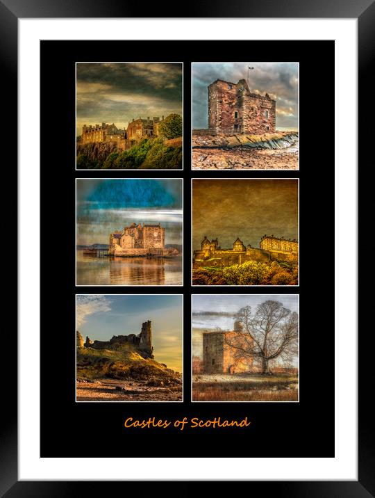 Castles of Scotland Framed Mounted Print by Tylie Duff Photo Art