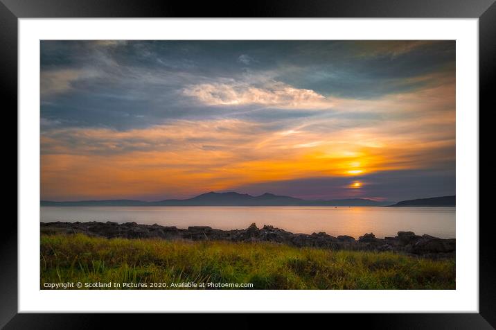 Coastal Path From Portencross Framed Mounted Print by Tylie Duff Photo Art