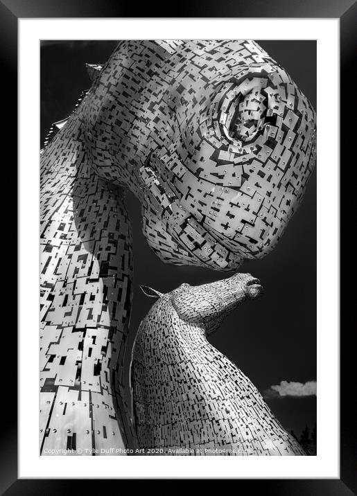 The Kelpies Framed Mounted Print by Tylie Duff Photo Art