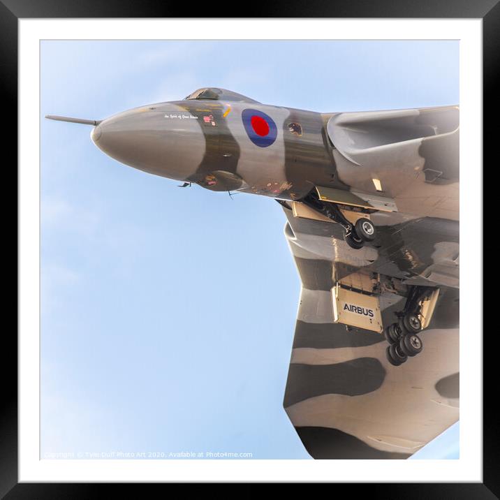 Avro Vulcan Bomber Framed Mounted Print by Tylie Duff Photo Art