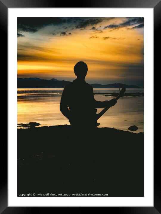 Rocking At Sunset Framed Mounted Print by Tylie Duff Photo Art