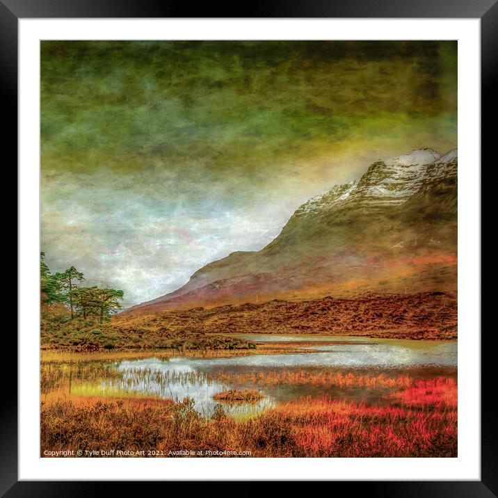 The Scottish Mountains At Dawn Framed Mounted Print by Tylie Duff Photo Art
