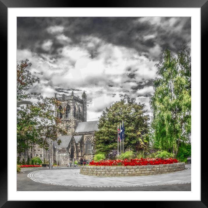 Paisley Abbey Scotland Framed Mounted Print by Tylie Duff Photo Art