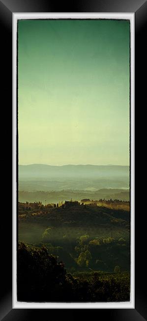 Tuscan Sunrise Framed Print by Philip Teale