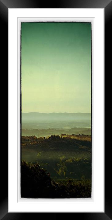 Tuscan Sunrise Framed Mounted Print by Philip Teale