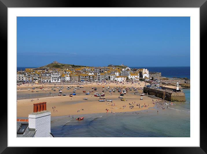  St Ives, Cornwall Framed Mounted Print by Brian Pierce