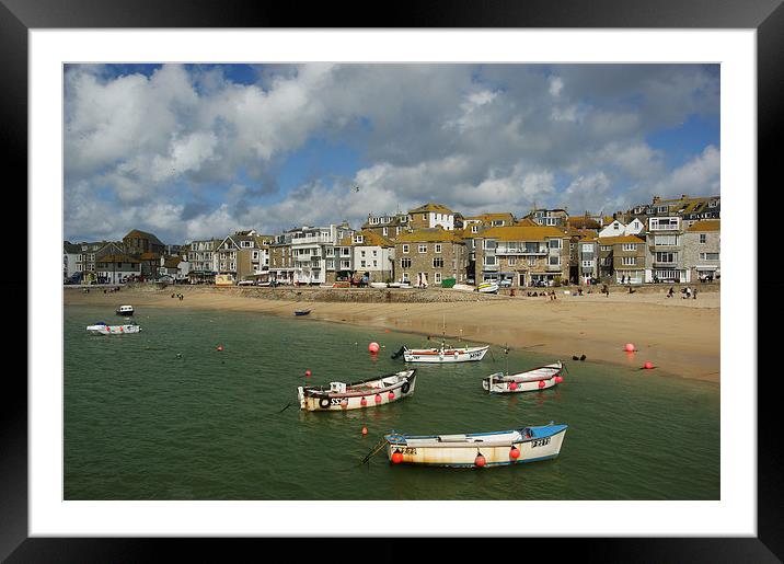  St Ives, Cornwall Framed Mounted Print by Brian Pierce