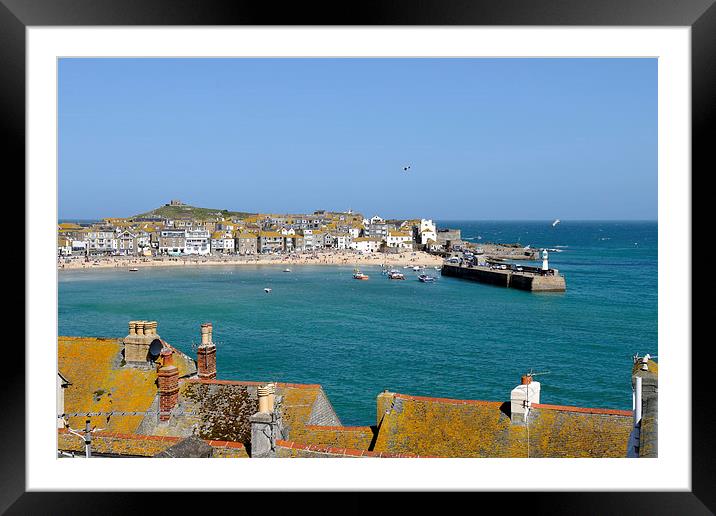  St Ives, Cornwall Framed Mounted Print by Brian Pierce