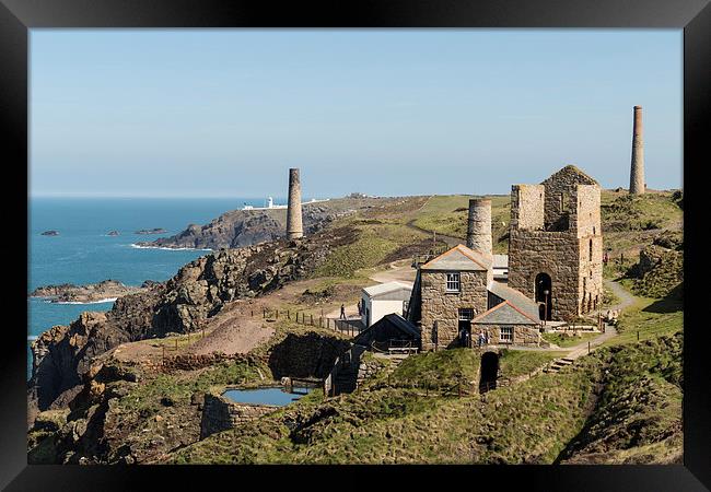  Levant Mine, Pendeen, West Cornwall Framed Print by Brian Pierce