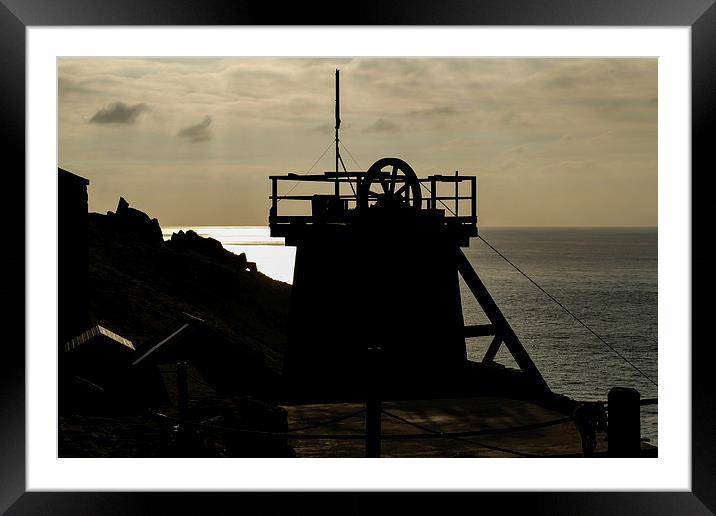  Levant Mine, Cornwall Framed Mounted Print by Brian Pierce