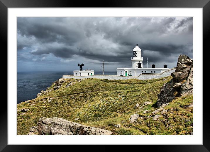  Pendeen Watch, Lighthouse, Cornwall Framed Mounted Print by Brian Pierce