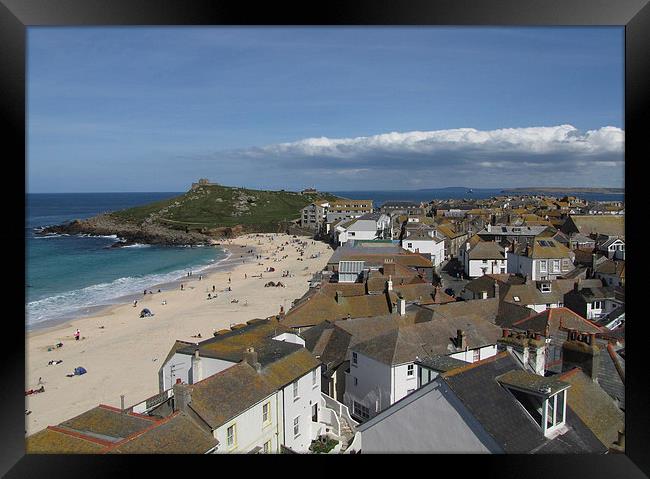  Porthmeor Beach, St Ives, Cornwall Framed Print by Brian Pierce