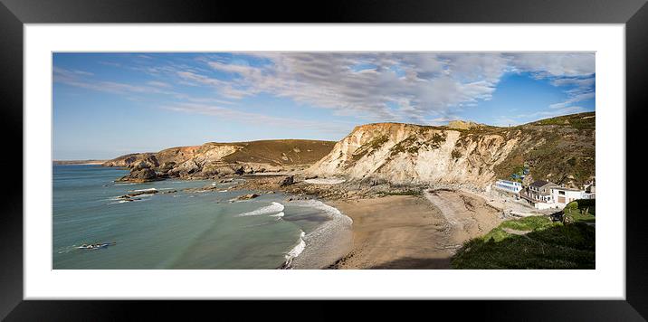  Trevaunance Cove, St Agnes, Cornwall Framed Mounted Print by Brian Pierce