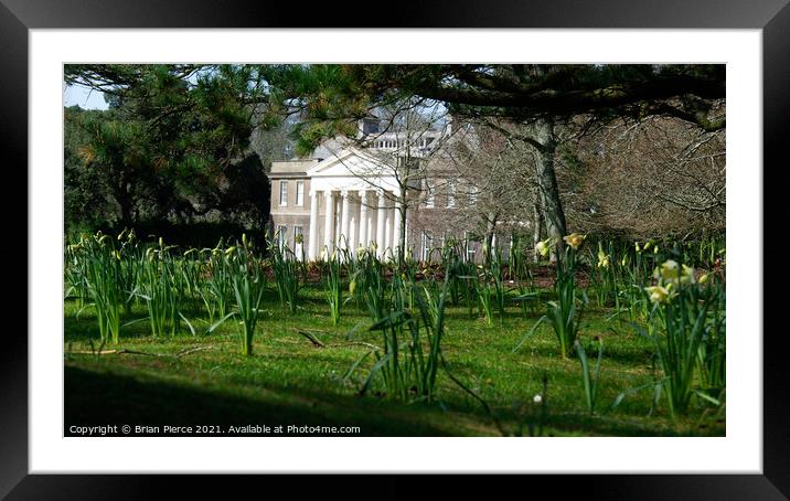 Spring at Trelissick Gardens Framed Mounted Print by Brian Pierce